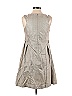 Dear Creatures Jacquard Grid Brocade Silver Ivory Casual Dress Size S - photo 2