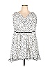 Alberto Makali 100% Polyester White Casual Dress Size L - photo 1