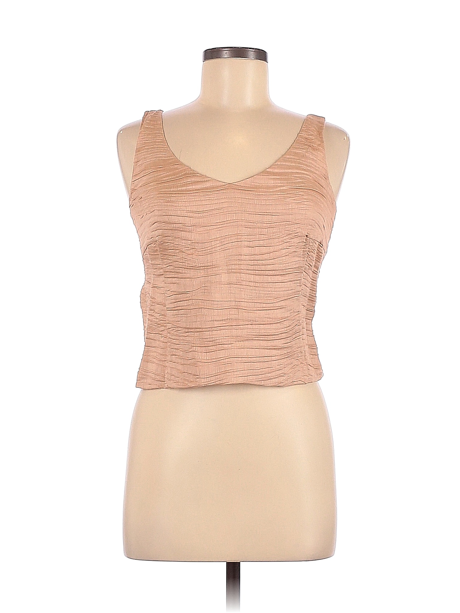 Haut Femme Sans Manches AB Studio Taille XL - Couleur Pêche/orange, Texture, Occasion Très Bon état
