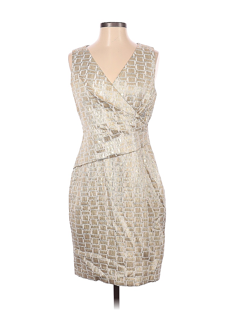 Lauren by Ralph Lauren Solid Gold Cocktail Dress Size 8 (Petite) - 72% ...