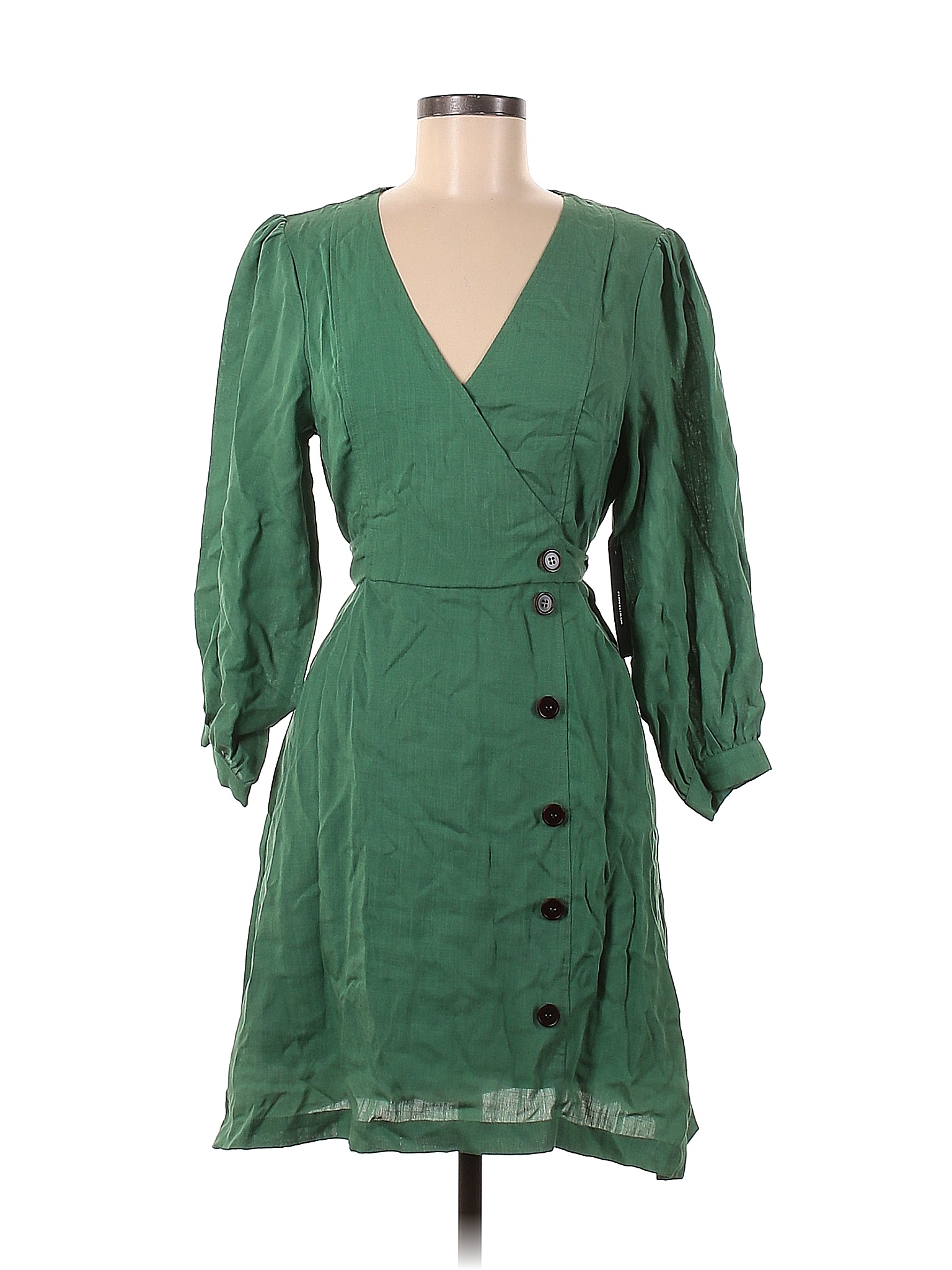 Lulus Solid Colored Green Casual Dress Size M - 51% off | thredUP