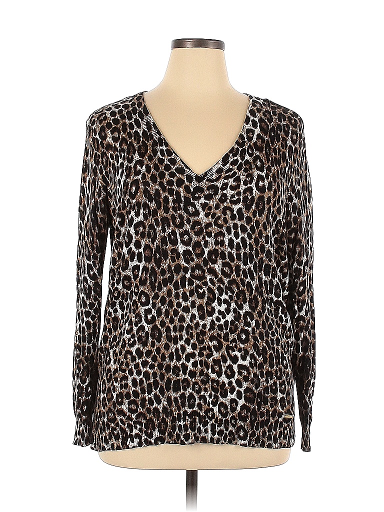 MICHAEL Michael Kors Animal Print Color Block Leopard Print Multi Color ...