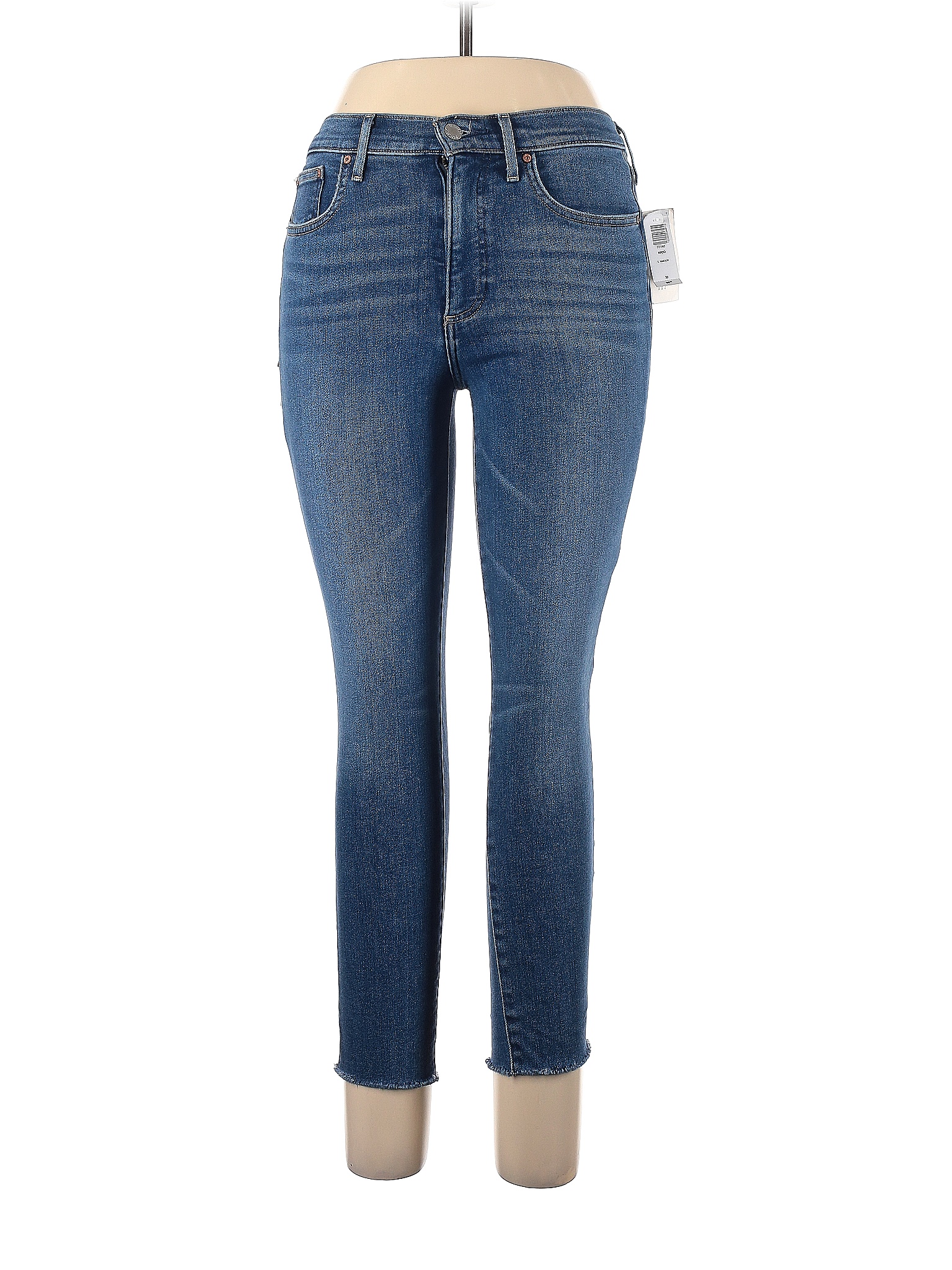 Denim Forum Solid Blue Jeans 30 Waist - 72% off | thredUP