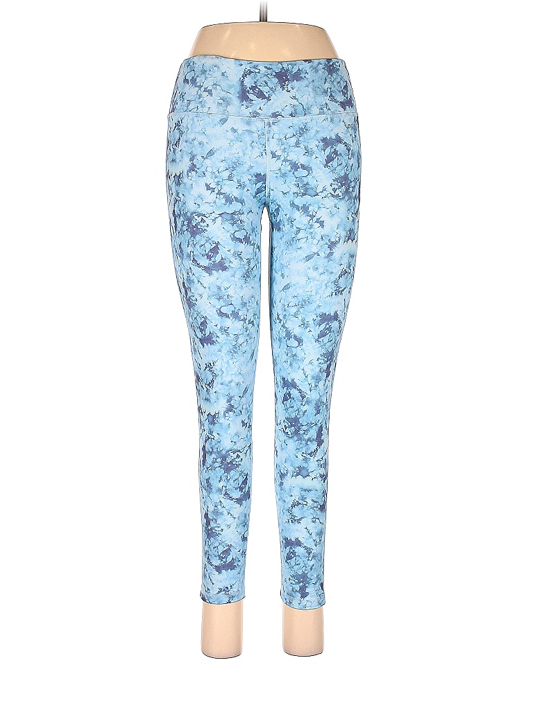 BCBGeneration Floral Blue Leggings Size M - 87% off | thredUP