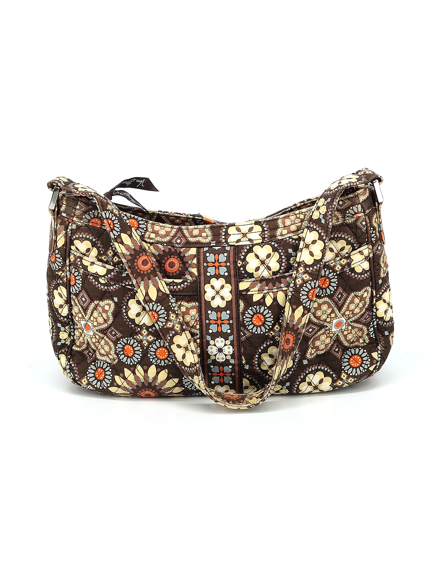 Vera Bradley Floral Brown Shoulder Bag One Size 61 off thredUP