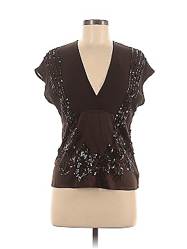 DKNY Sleeveless Silk Top (view 1)