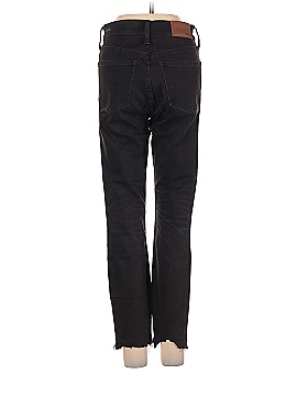 Madewell 9" Mid-Rise Skinny Jeans in Black Sea (view 2)