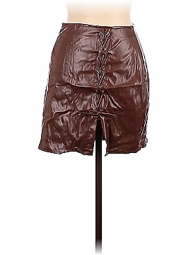 Windsor Faux Leather Skirt (view 1)