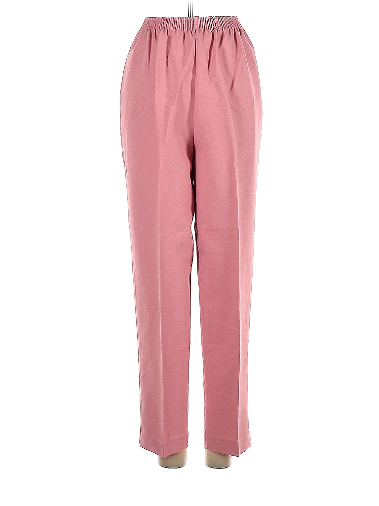 BonWorth 100% Polyester Solid Colored Pink Casual Pants Size XS - 60% ...