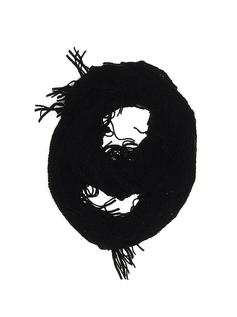 Pre-owned Assorted Brands Scarf In Black