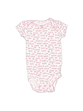 Carter's Short Sleeve Onesie (view 1)