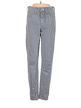 Madewell 9" Mid-Rise Skinny Jeans in Piper Stripe (view 1)