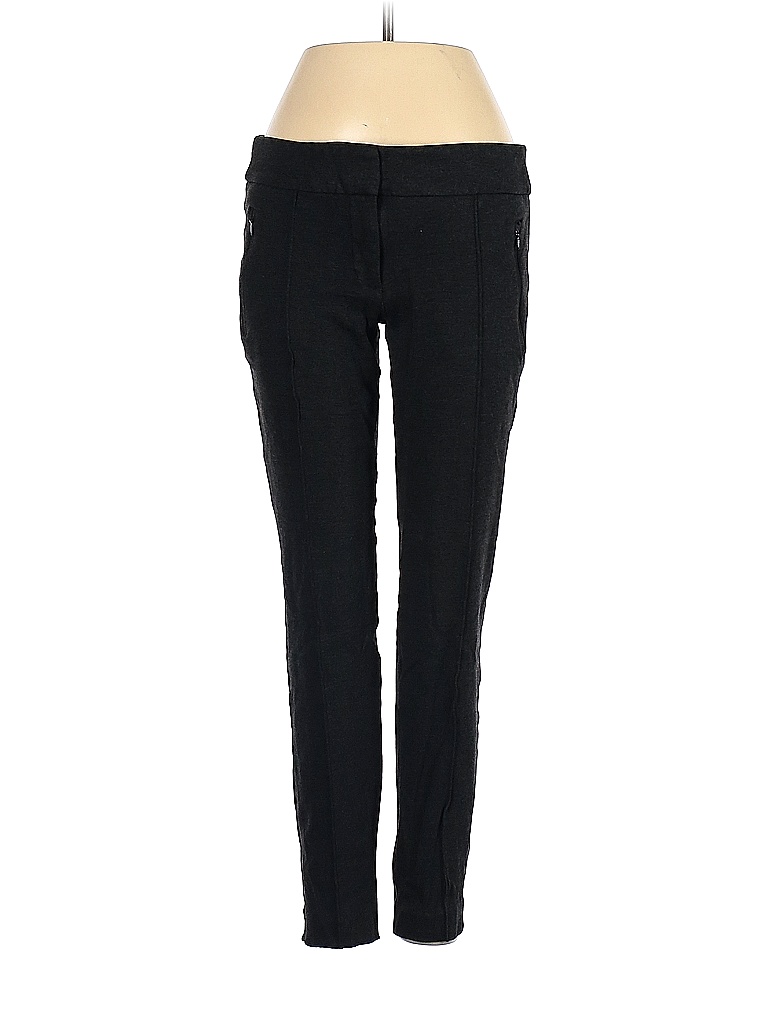 Ann Taylor LOFT Solid Black Gray Casual Pants Size 4 - photo 1