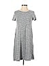 Gap Solid Gray Casual Dress Size XS - photo 1