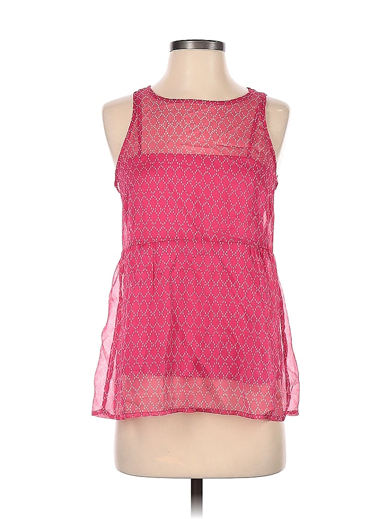 Old Navy 100% Polyester Pink Sleeveless Blouse Size S - photo 1