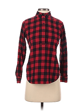 Madewell Flannel Popover Shirt in Buffalo Check (view 1)