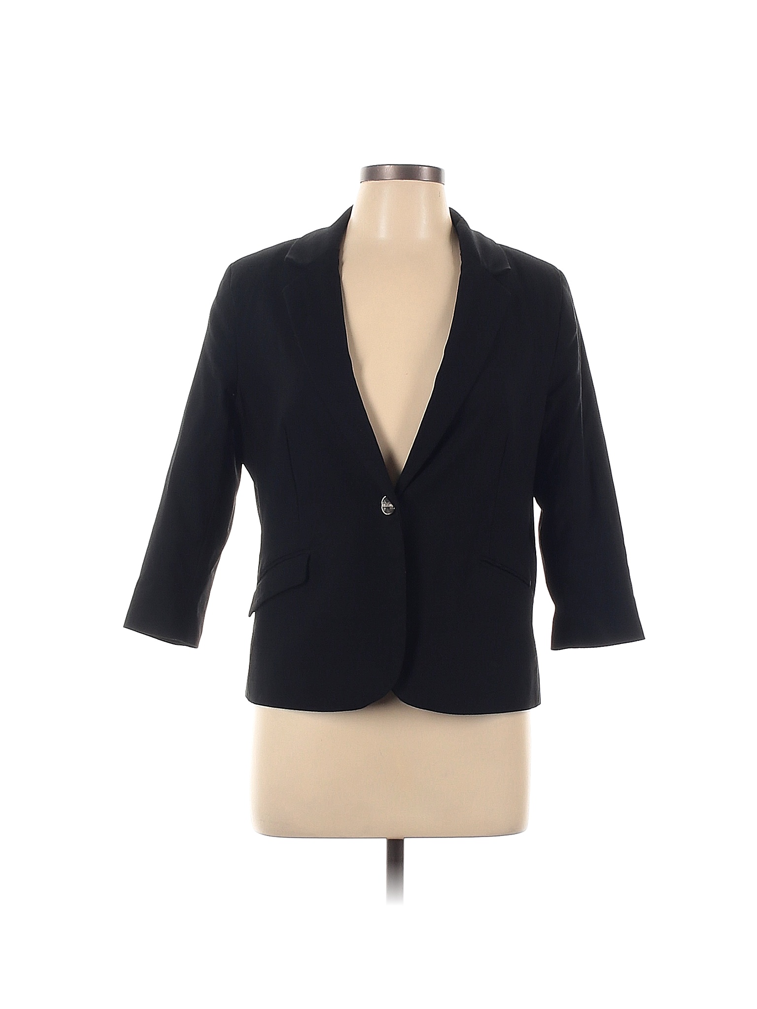 Jules And Leopold Solid Black Blazer Size L 78 Off Thredup