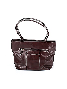 Giani Bernini Brown Leather Purse Handbag Shoulder Bag 