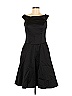 Be Smart Solid Black Cocktail Dress Size 9 - 10 - photo 1