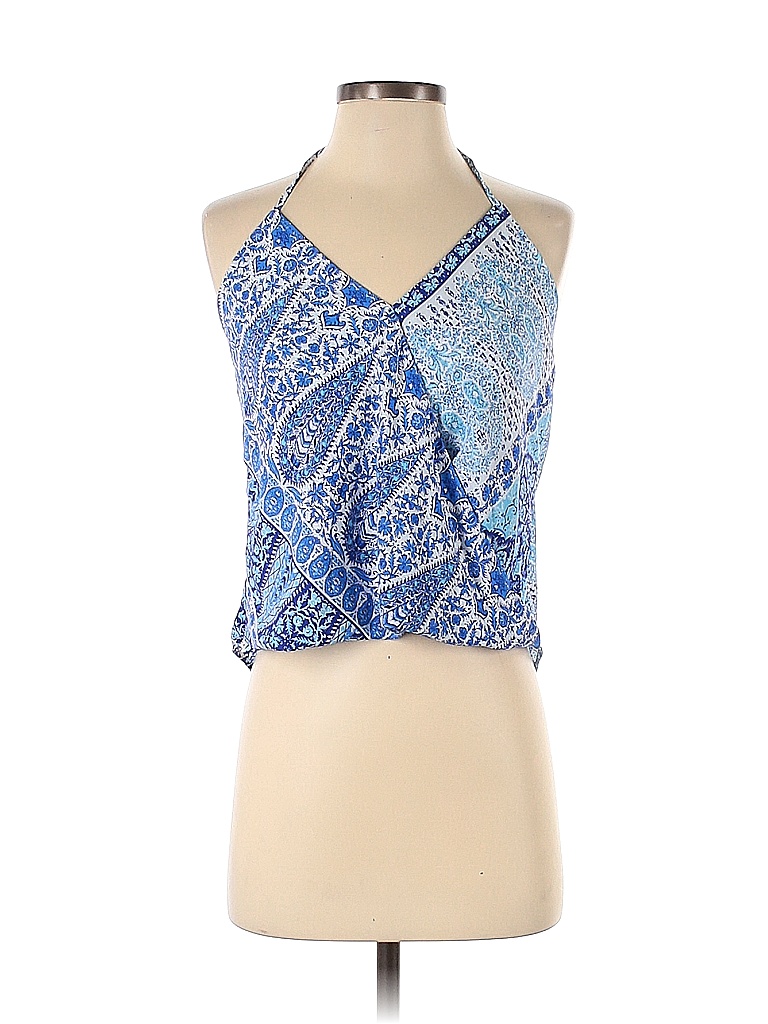 Veronica M. 100% Polyester Blue Sleeveless Blouse Size S - photo 1