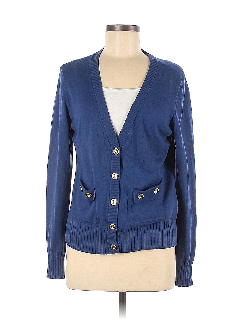 MAK Blueberry Retro Style 3/4 Sleeve Cardigan