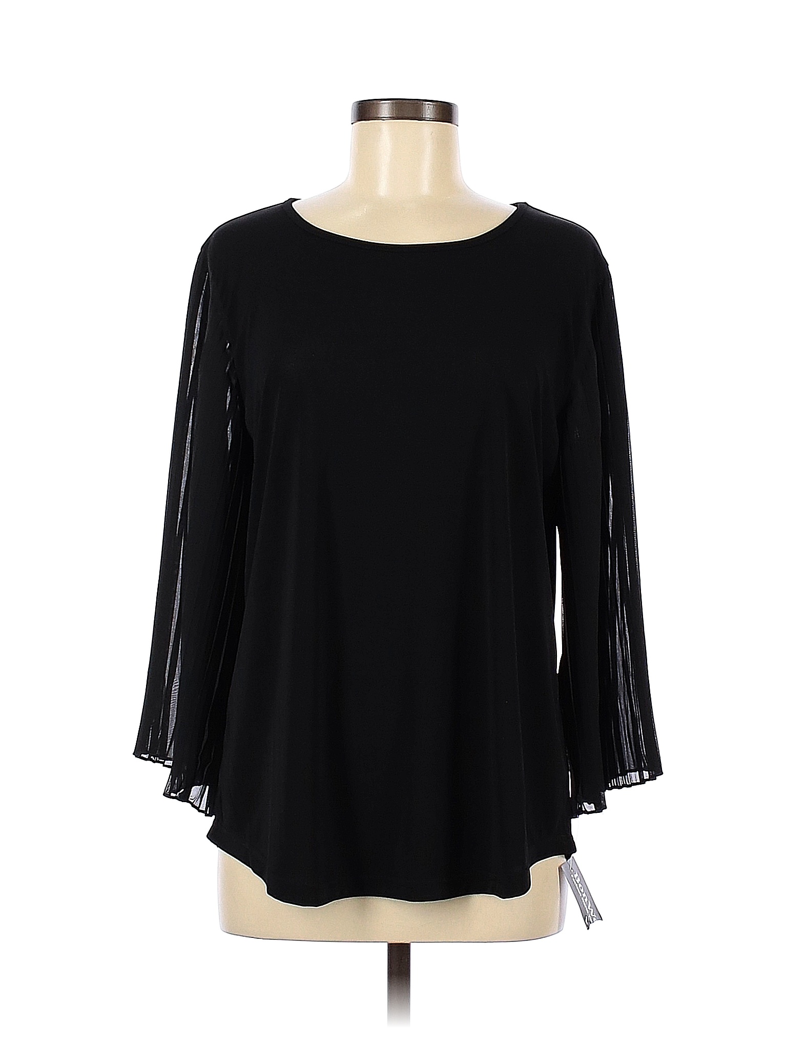 BonWorth Solid Black Long Sleeve Blouse Size M - 56% off | thredUP