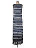 Ashley Stewart Stripes Blue Casual Dress Size 12 (Plus) - photo 2