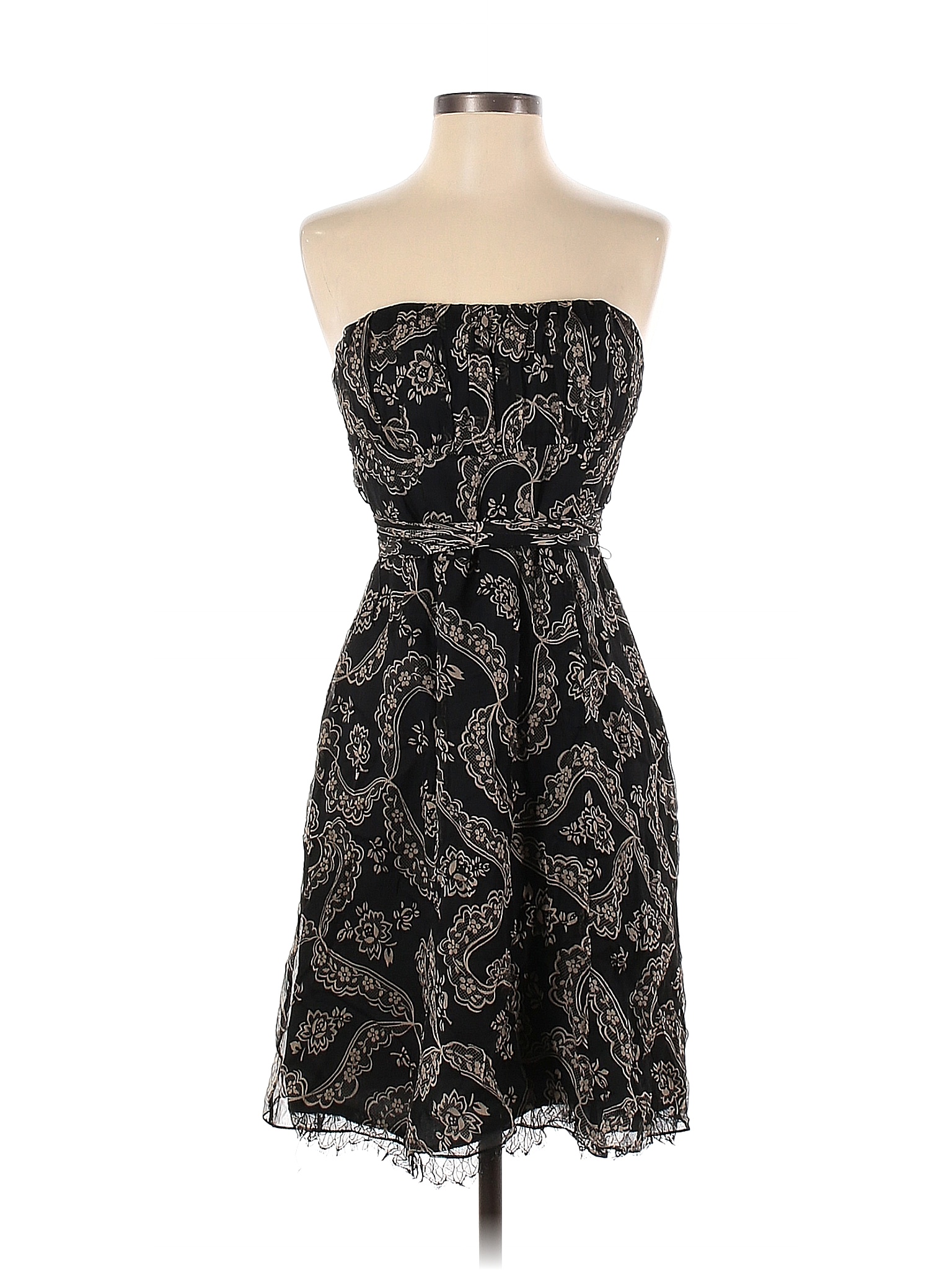 Nanette Lepore Paisley Black Cocktail Dress Size 4 - 90% off | thredUP