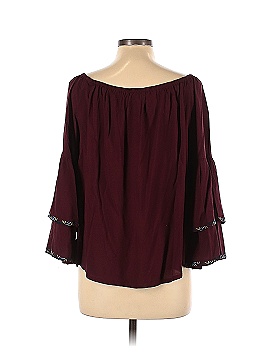 Solitaire 3/4 Sleeve Blouse (view 2)