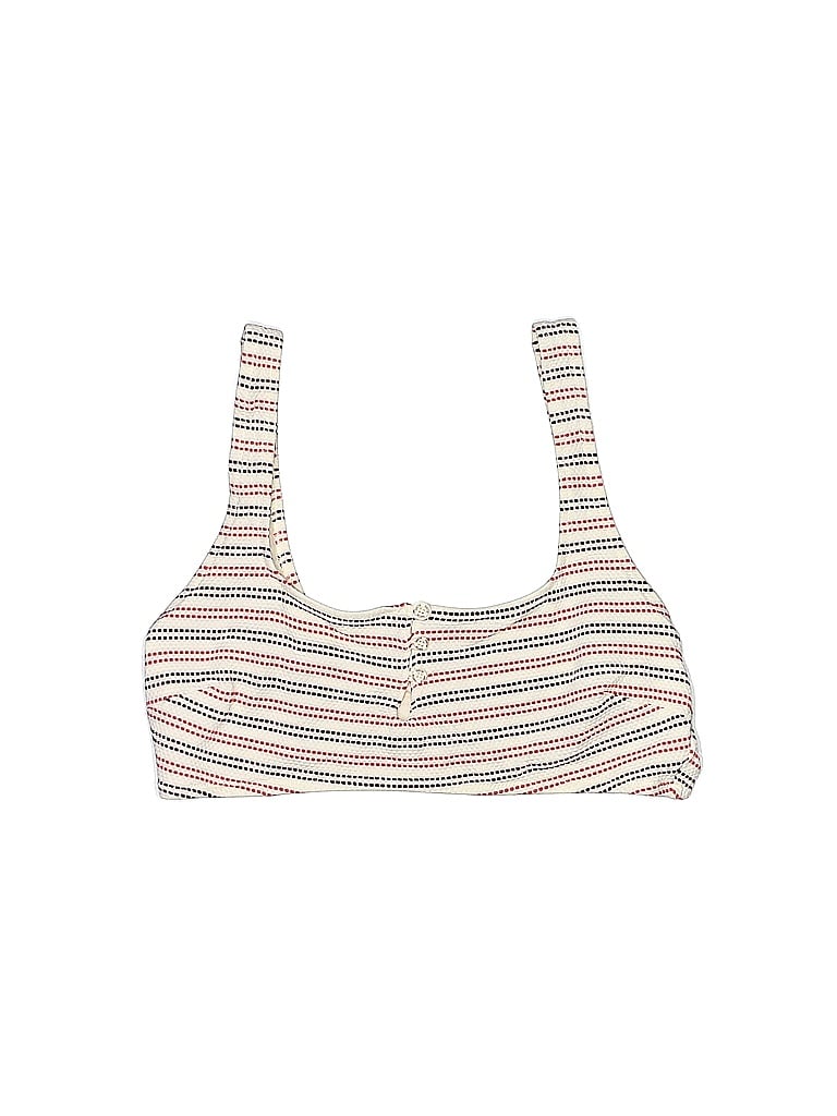 Pre-owned Aerie Swimsuit Top White Swimwear