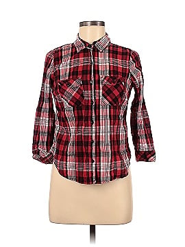 Forever 21 3/4 Sleeve Button-Down Shirt (view 1)