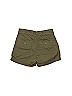 H&M 100% Cotton Solid Tortoise Green Khaki Shorts Size 8 - photo 2
