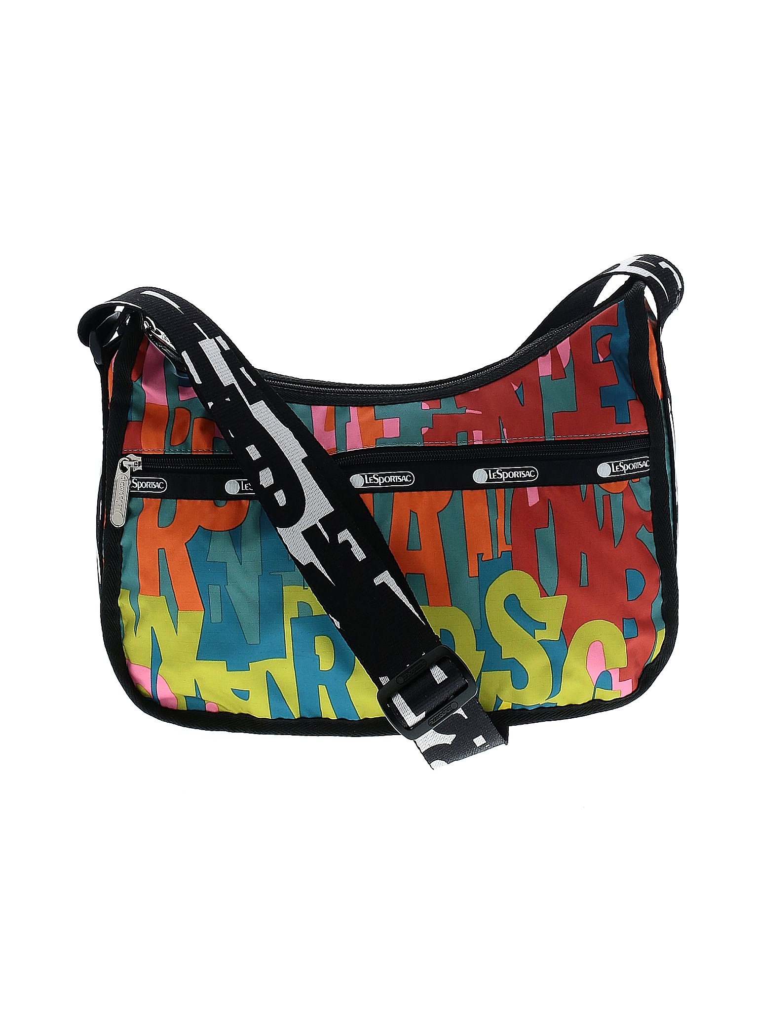 LeSportsac Graphic Multi Color Pink Crossbody Bag One Size 61 off