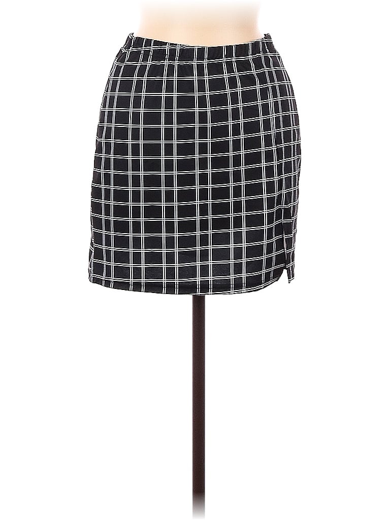 Pre-owned Shein Casual Skirt In Black