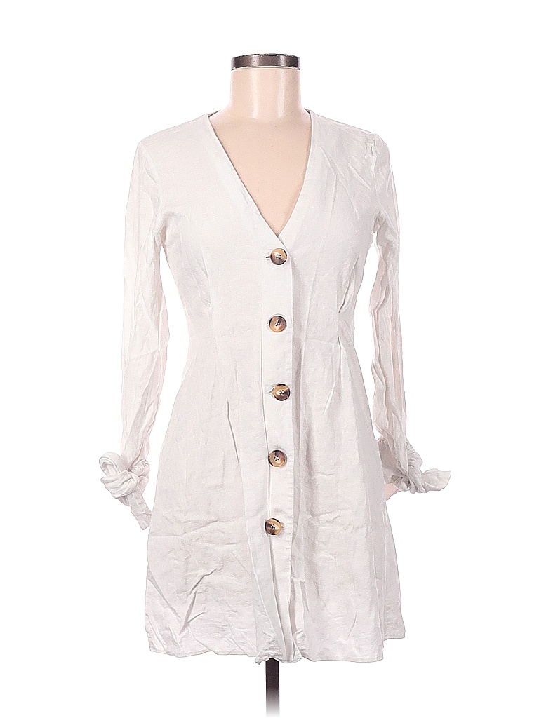 ASOS White Casual Dress Size 6 - photo 1