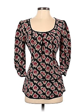 Juicy Couture Long Sleeve Silk Top (view 1)