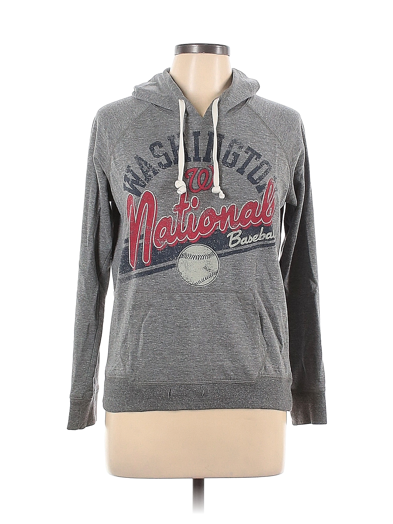 G-III 4Her by Carl Banks Washington Nationals Women's Heather Gray