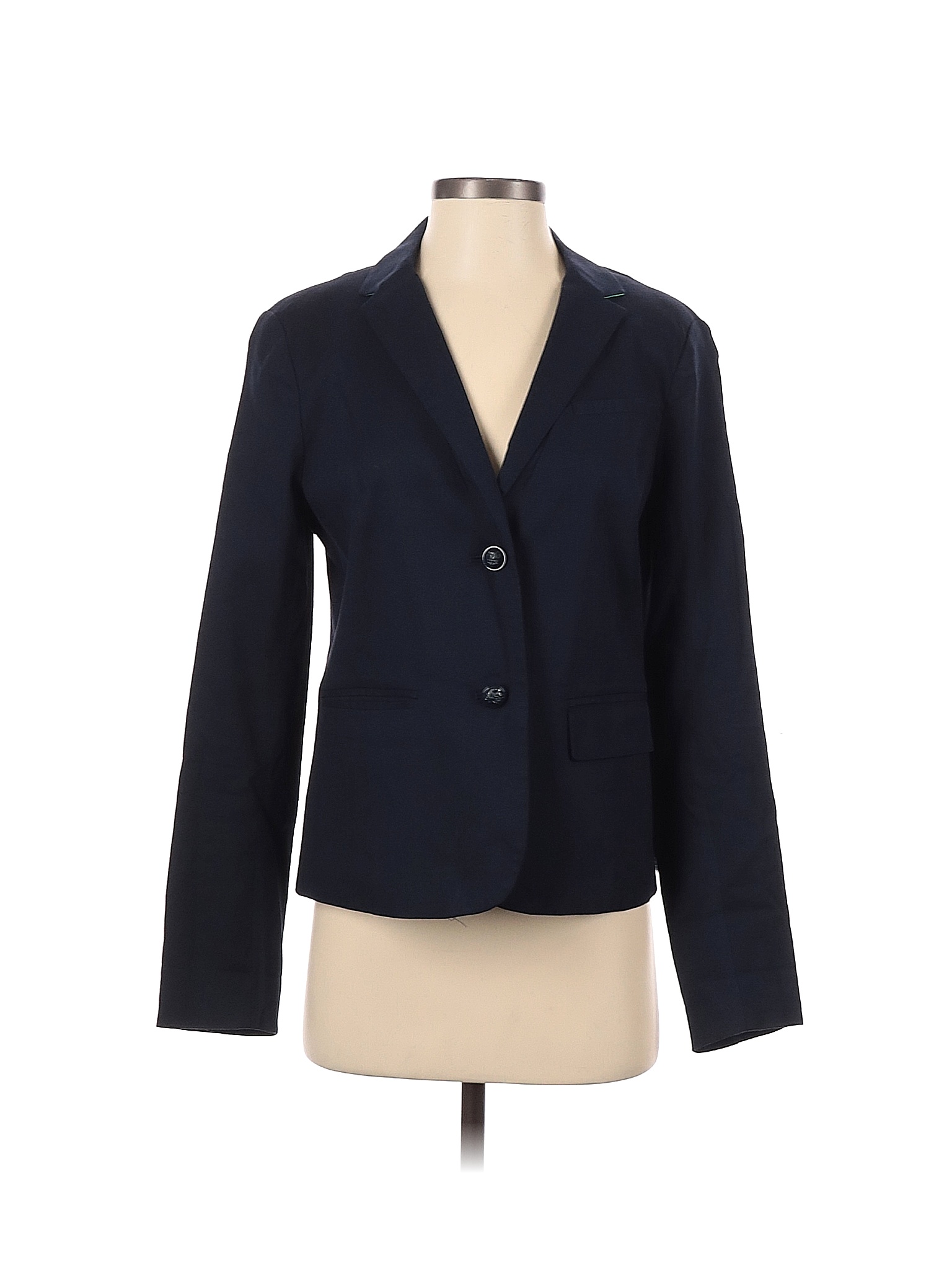 Academy Solid Black Blue Blazer Size 4 - 78% off | ThredUp