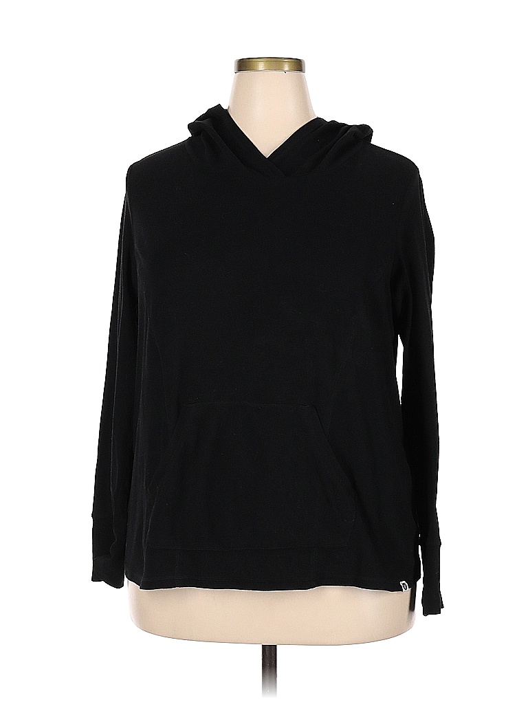 LIVI 100% Polyester Solid Black Fleece Size 18 - 20 (Plus) - photo 1