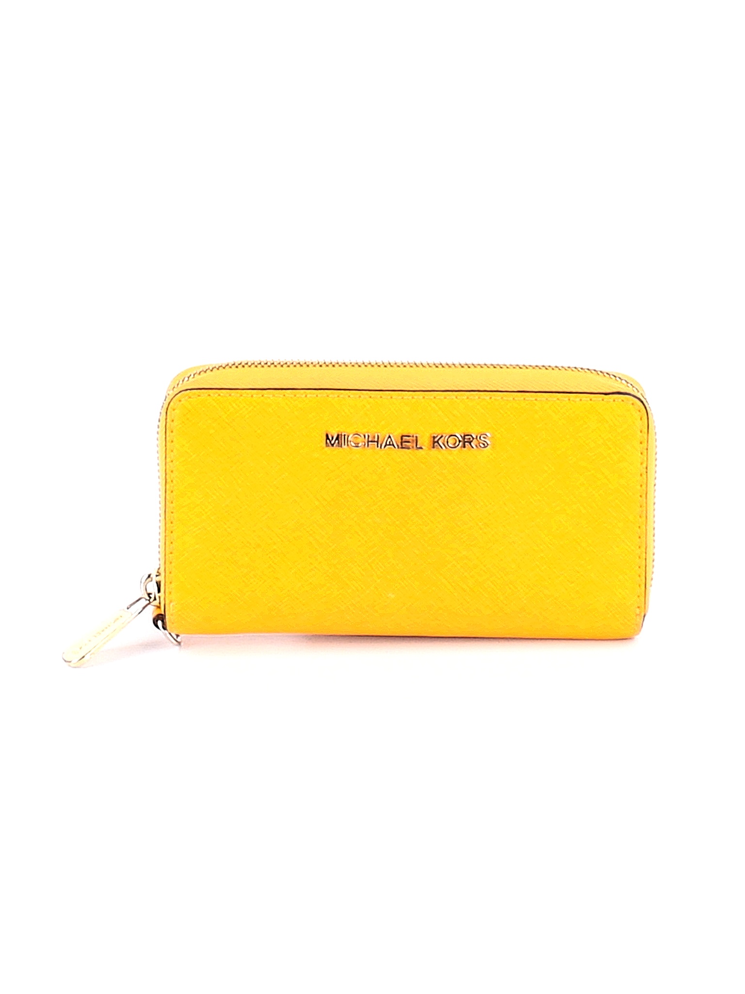 MICHAEL Michael Kors Graphic Solid Colored Yellow Wallet One Size 78 off thredUP