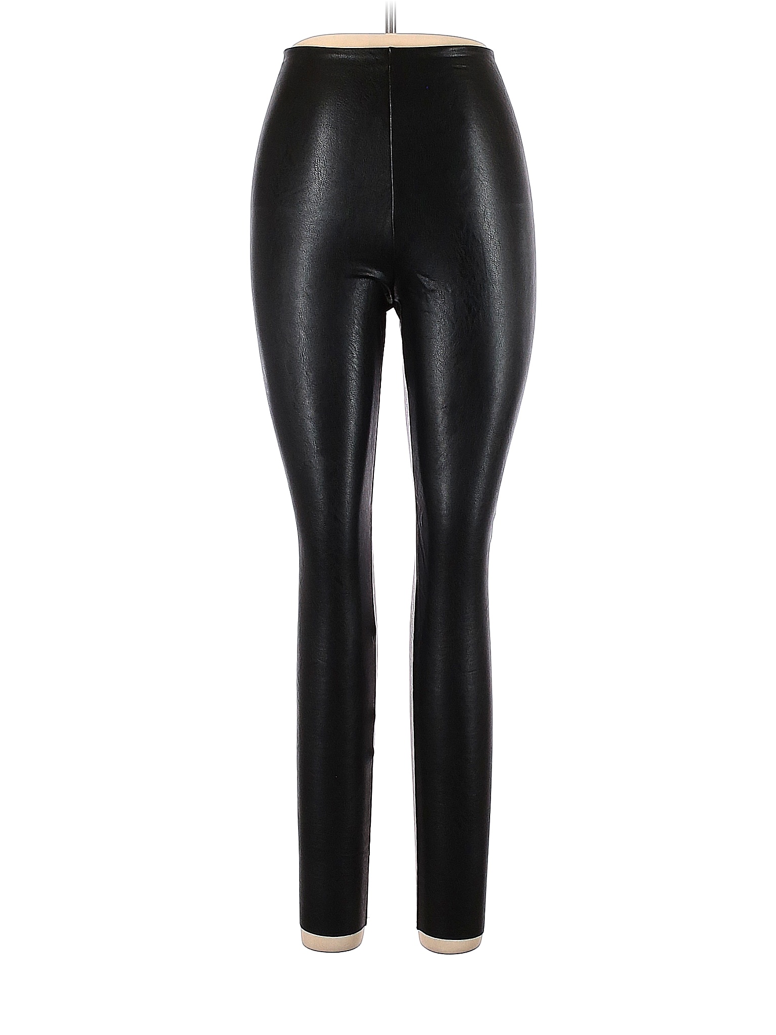 Commando Solid Black Faux Leather Pants Size L 71 off thredUP