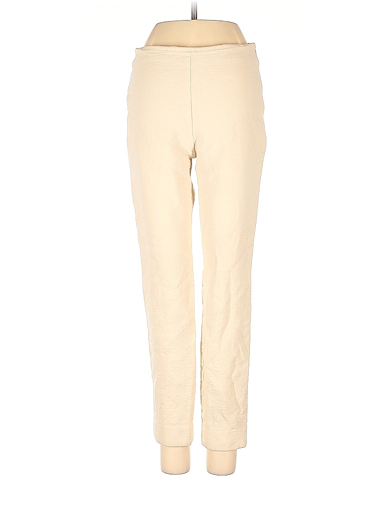 AKRIS Solid Ivory Wool Pants Size 4 - photo 1