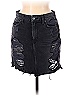 Carmar 100% Cotton Solid Black Denim Skirt 28 Waist - photo 1