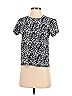 All Access Polka Dots Animal Print Black Short Sleeve T-Shirt Size S - photo 1