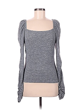 Something Navy Long Sleeve Top (view 1)