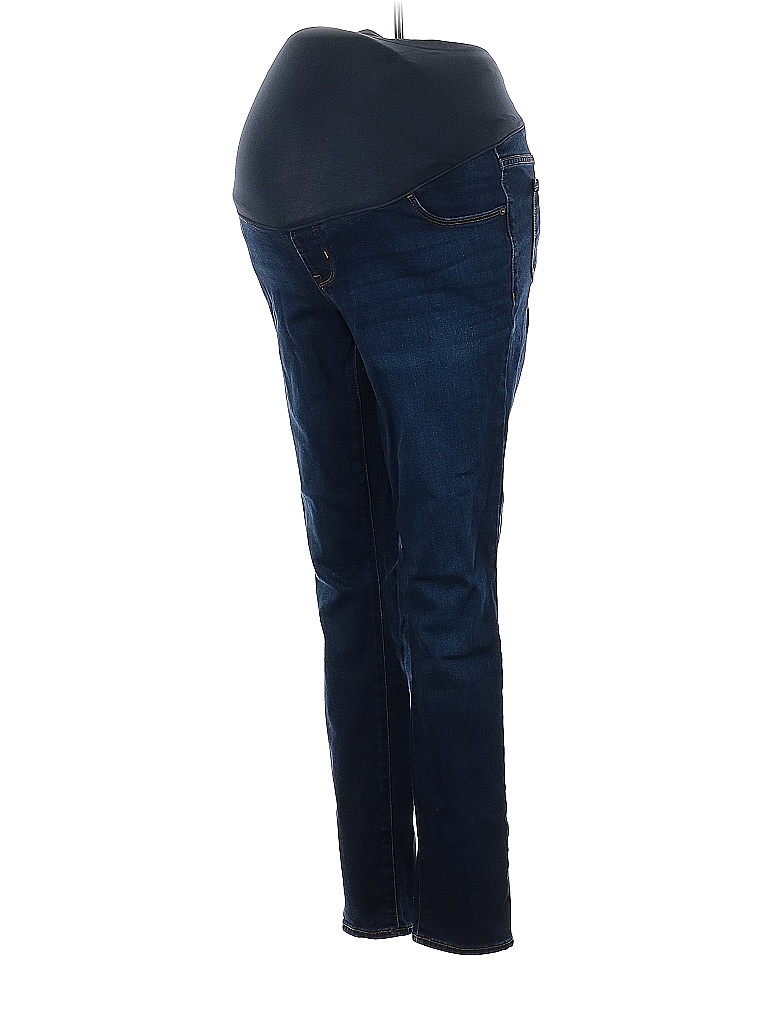 Old Navy - Maternity Solid Blue Jeans Size 10 (Maternity) - 51% off ...