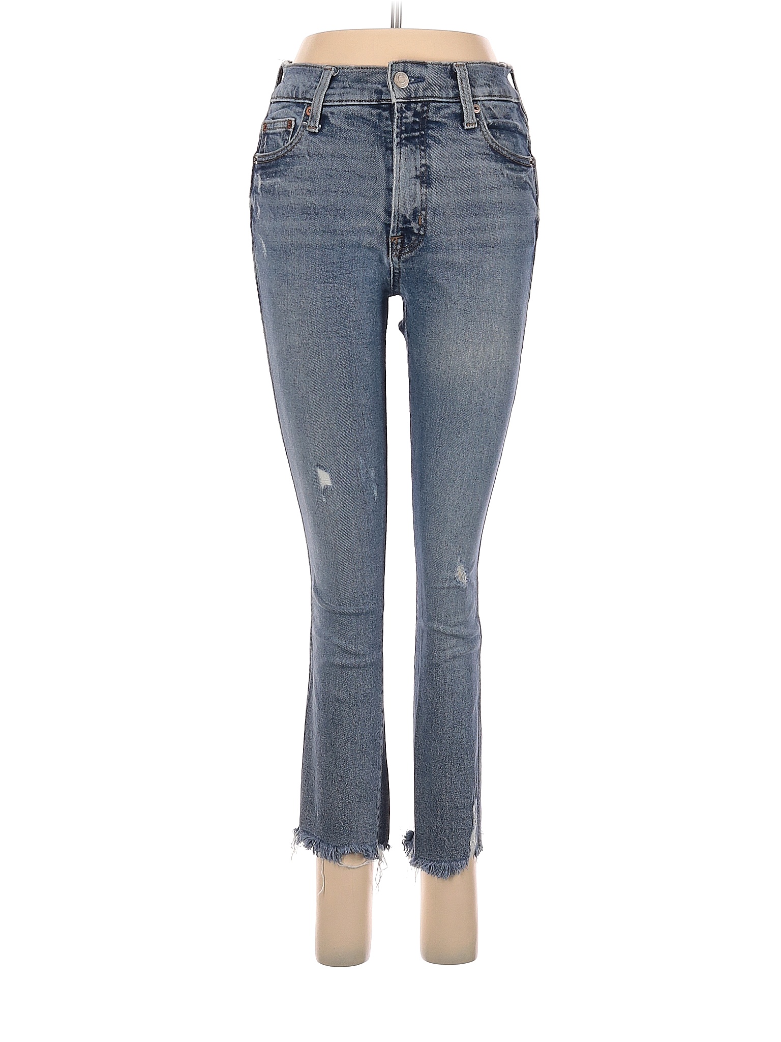 Gap Outlet Solid Blue Jeans 26 Waist 84 off ThredUp