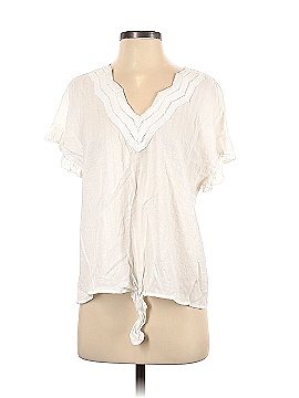 Hem & Thread Short Sleeve Blouse (view 1)