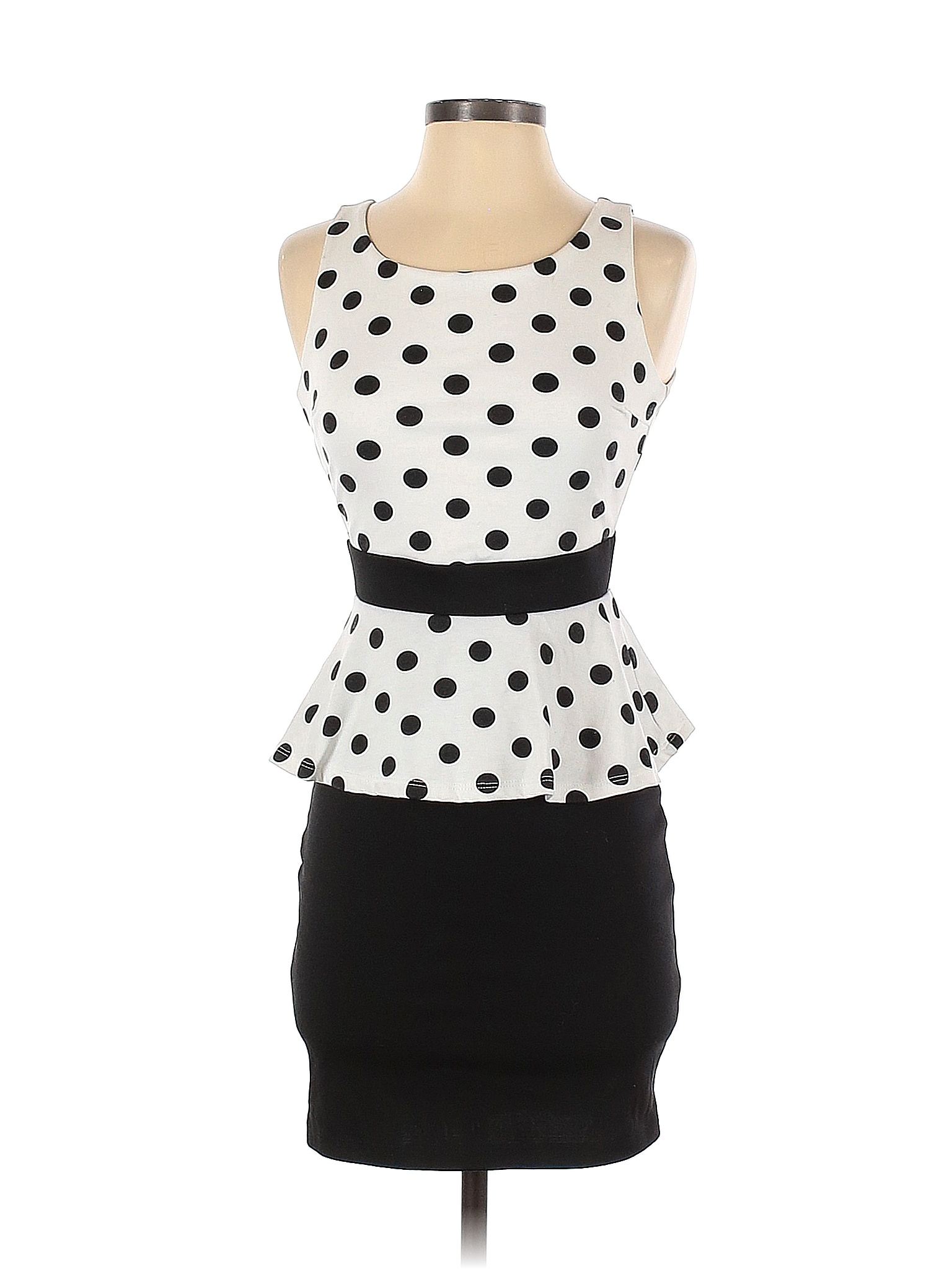 Rue 21, Polka Dot Peplum Dress