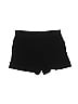 Nine West 100% Rayon Solid Hearts Black Shorts Size L - photo 1